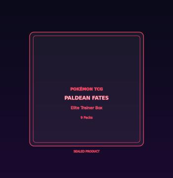 Pokemon Paldean Fates Elite Trainer Box
