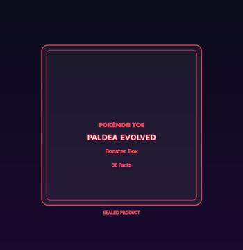 Pokemon Paldea Evolved Booster Box